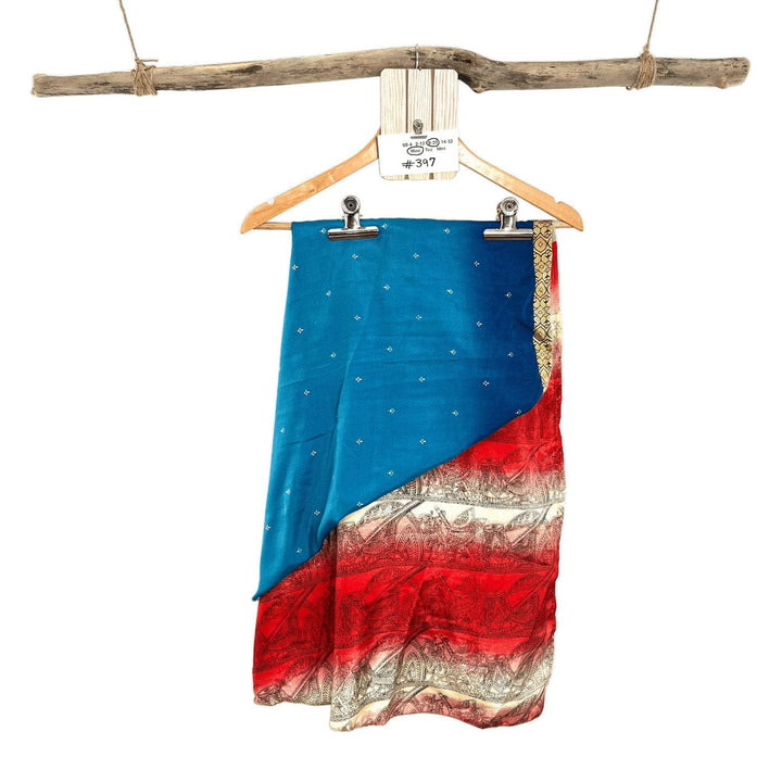 Sari Wrap Skirt - 8-20 - Maxi Length