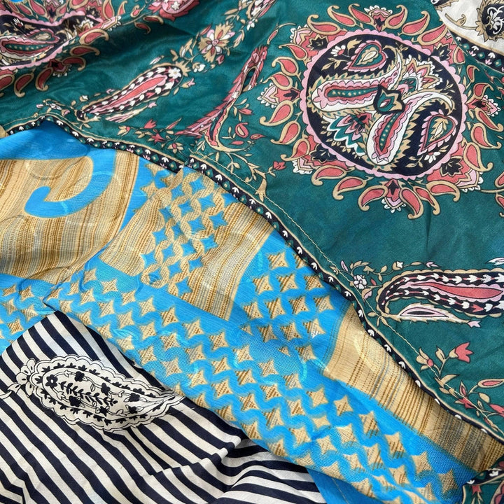 Sari Wrap Skirt - 8-20 - Maxi Length