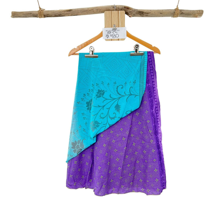 Sari Wrap Skirt - 8-20 - Maxi Length