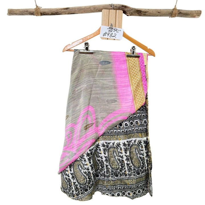 Sari Wrap Skirt - 8-20 - Maxi Length