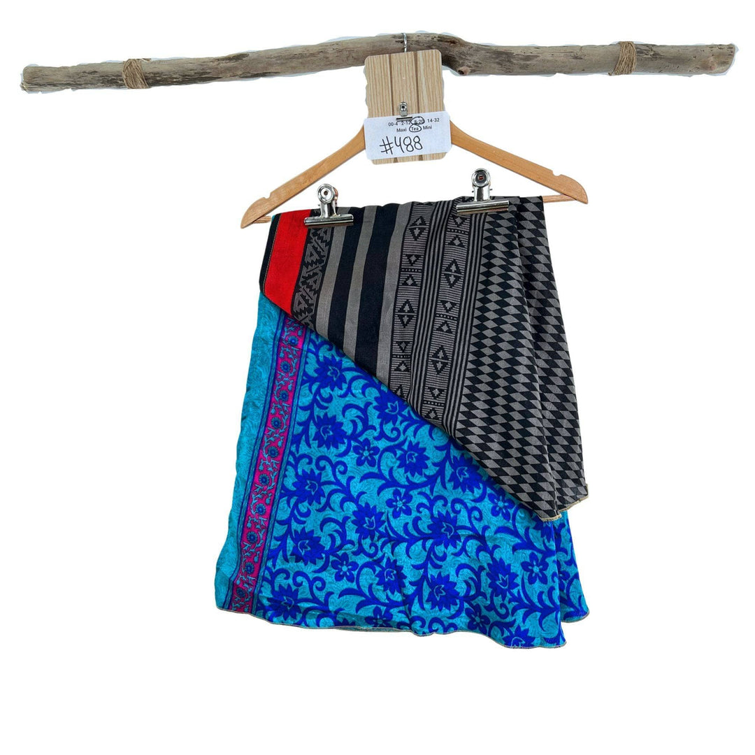 Sari Wrap Skirt - 8-20 - Tea Length