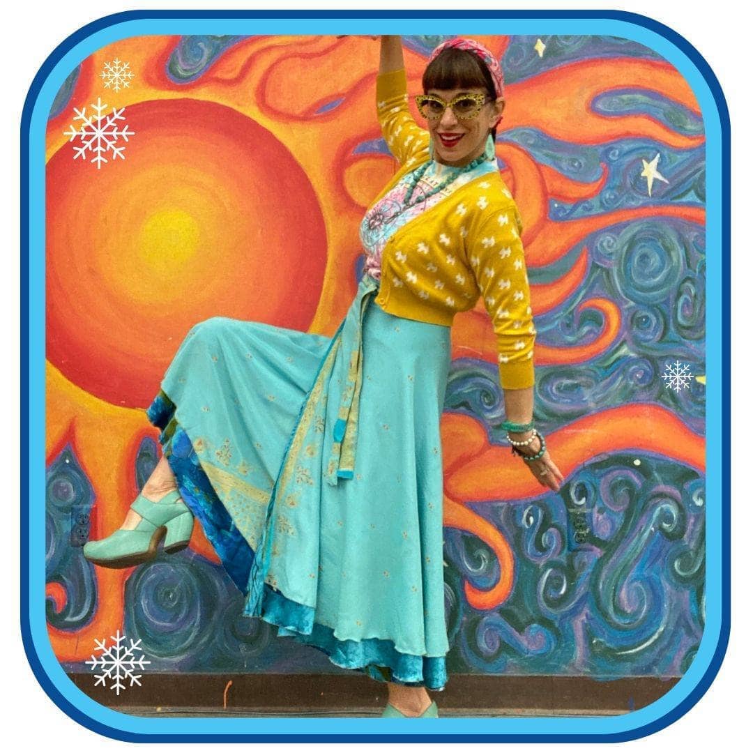 Sari Wrap Skirts - Ice Queen