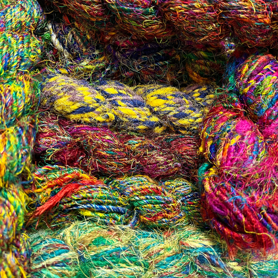 Mystery Hank of Banana Fiber Yarn