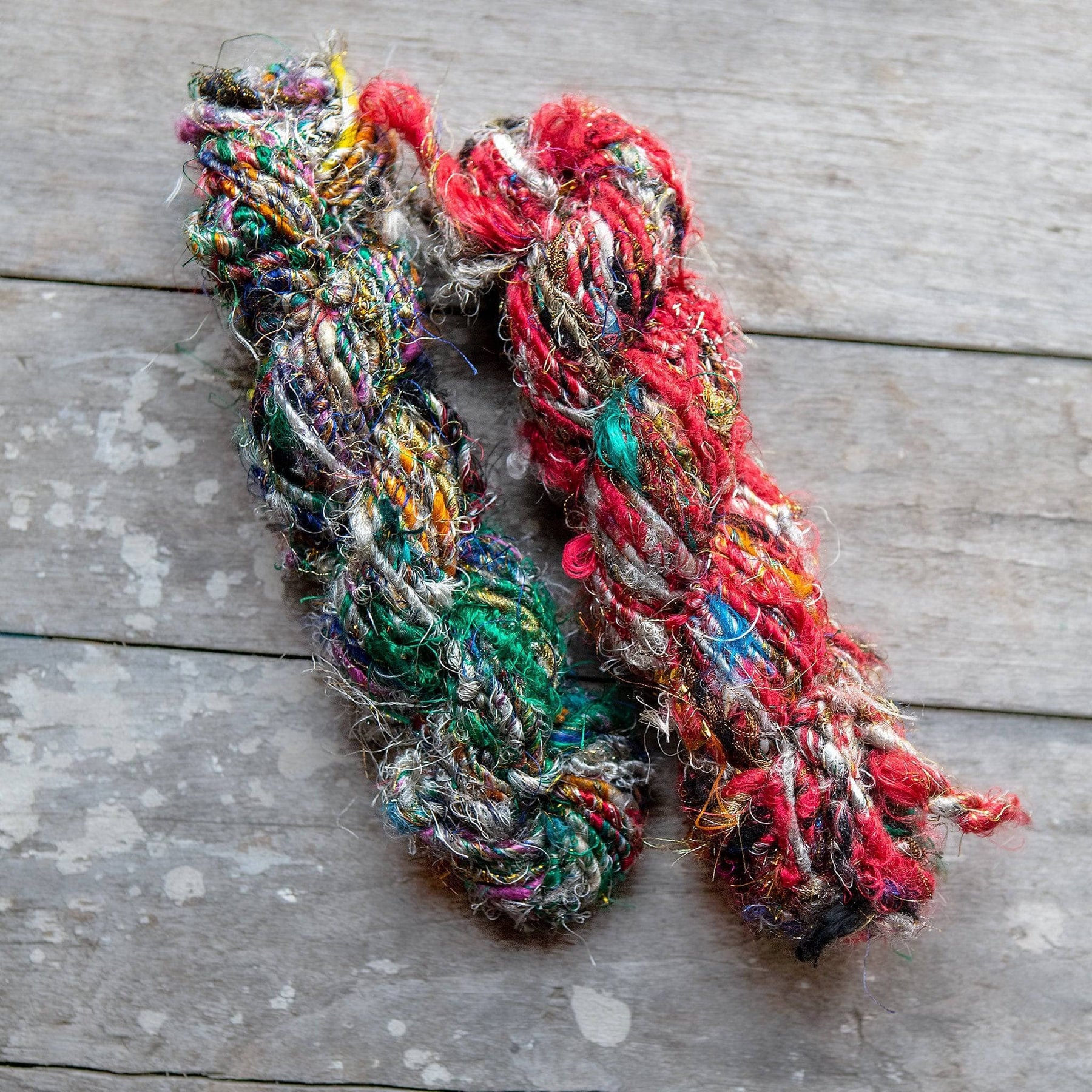 The Blender Recycled Sari Silk Novelty Yarn – Darn Good Yarn