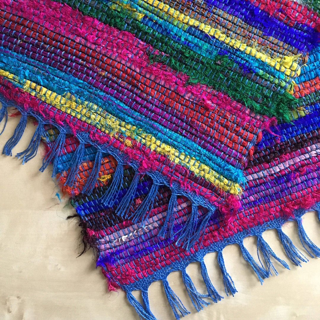 Tibet Jewels Woven Placemat Weaving Kit | Darn Good Yarn - eco-friendly yarn + boho clothing
