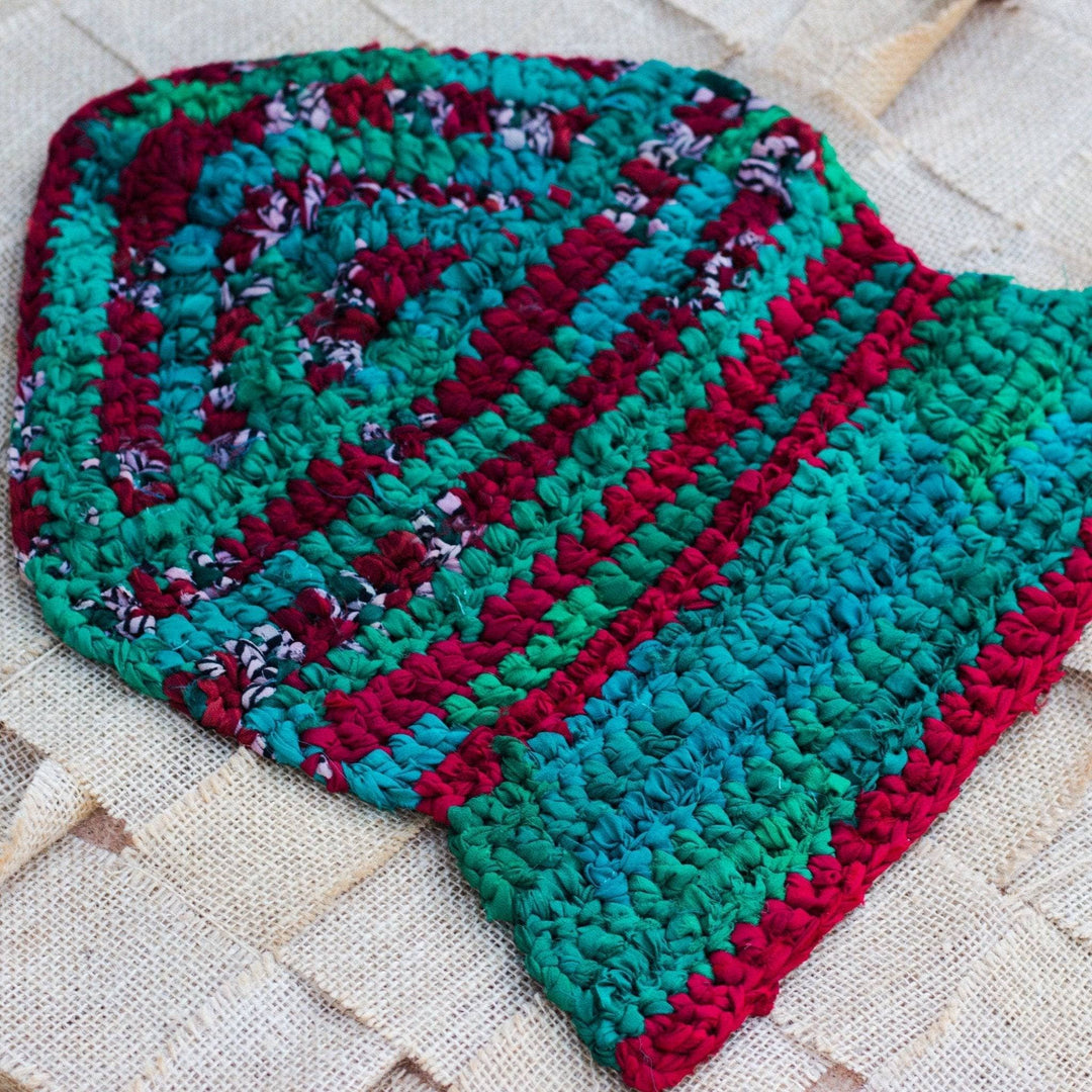 Vibrant Crochet Chiffon Clutch Kit | Darn Good Yarn - eco-friendly yarn + boho clothing